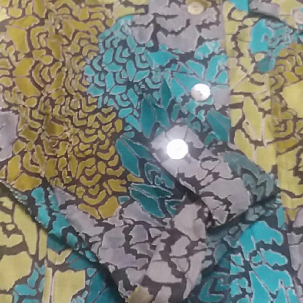Ruby Rd burn out blouse - Picture 4 of 5